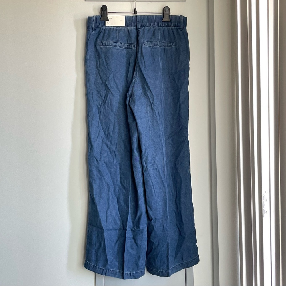 AMERICAN EAGLE 100% Lyocell High Rise Wide Leg Pants - Picture 3 of 9
